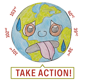 Take action against global warming.