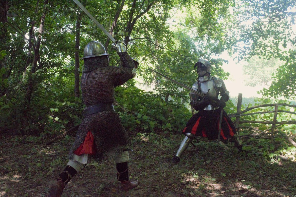 Madison College student Joan Keizer crafts armor that gets put to the test in Historical European Martial Arts events.