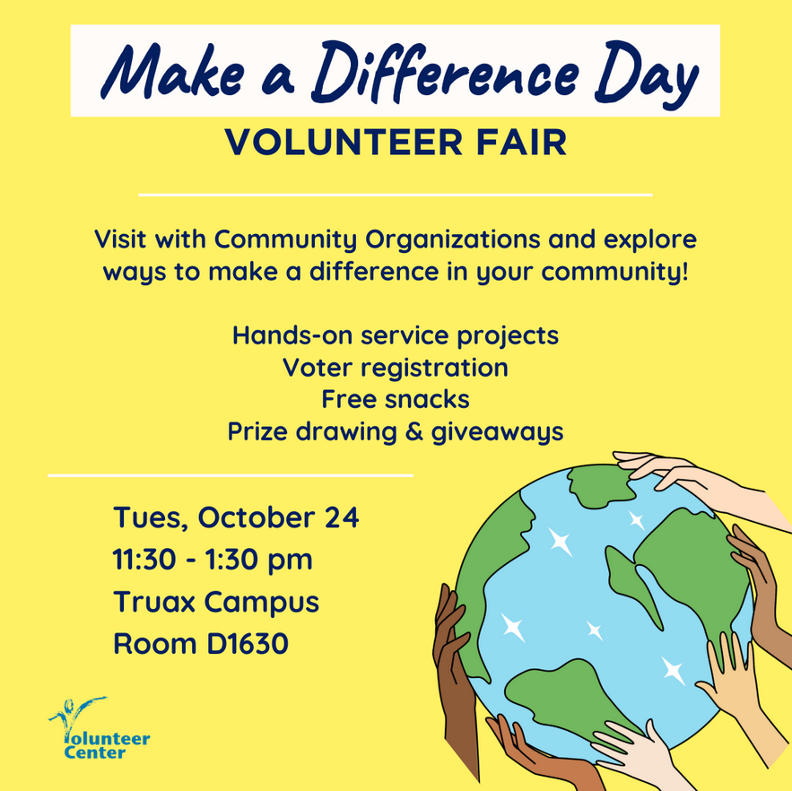 Make a Difference Day Volunteer Fair 