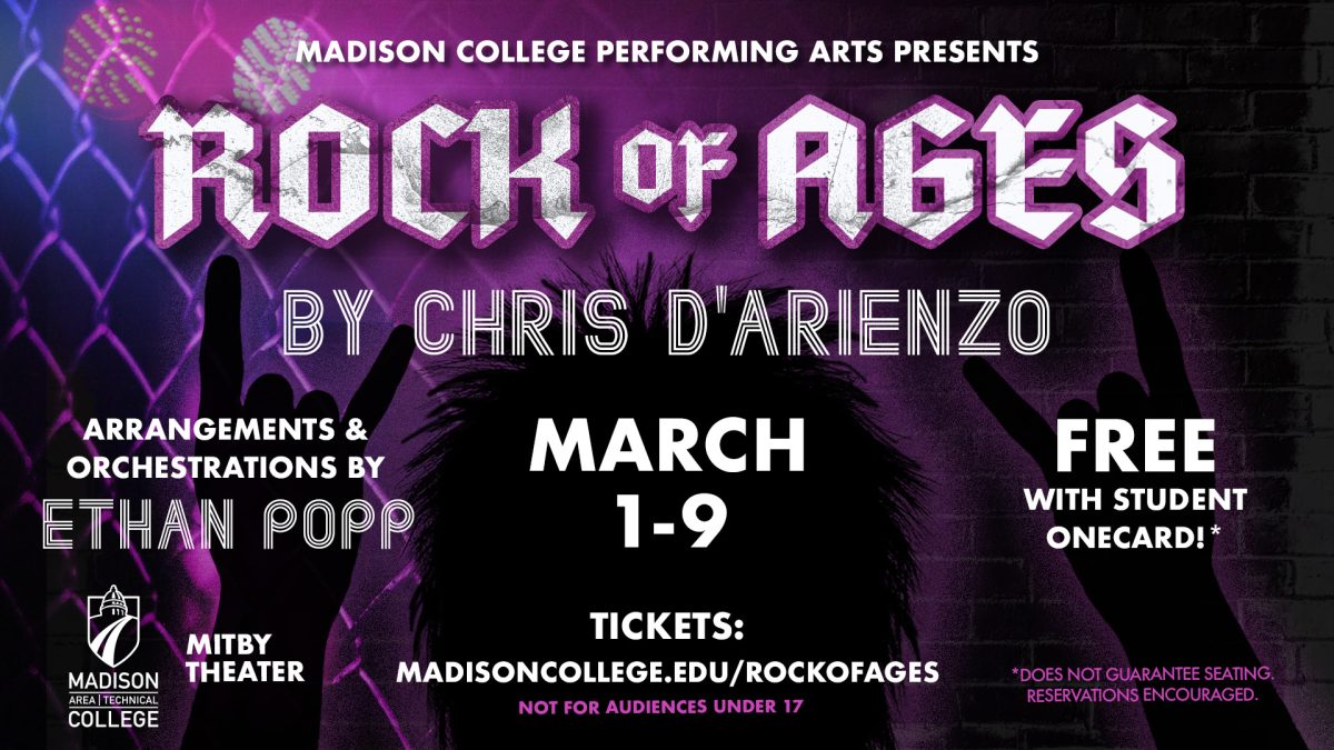 Madison College Presents Tony Nominee “Rock of Ages” 