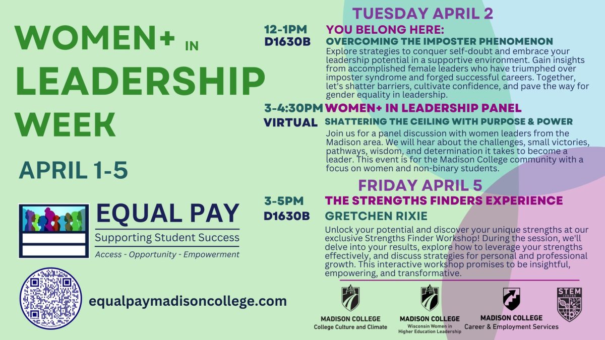 Equal Pay: Women+ in Leadership Week   April 1 – 5 
