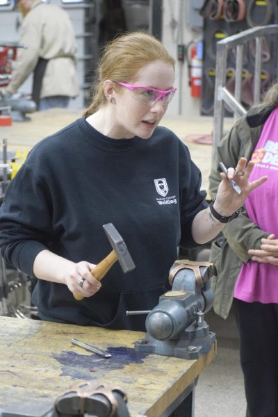 Hannah Wolf shares her experience working as a welder. 