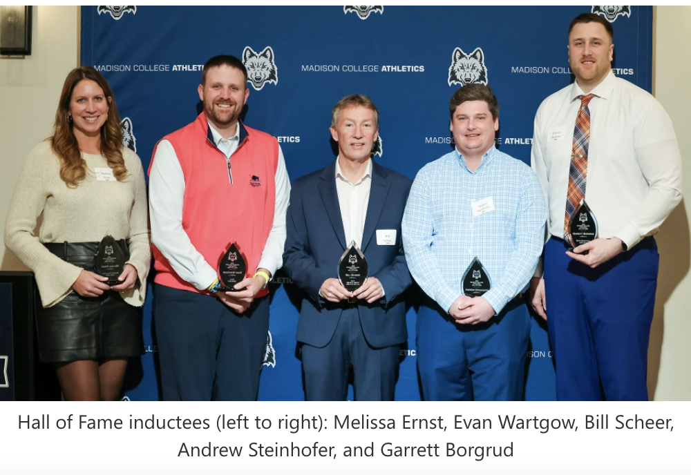 Athletics inducts five new members to Hall of Fame, including employee Bill Scheer 