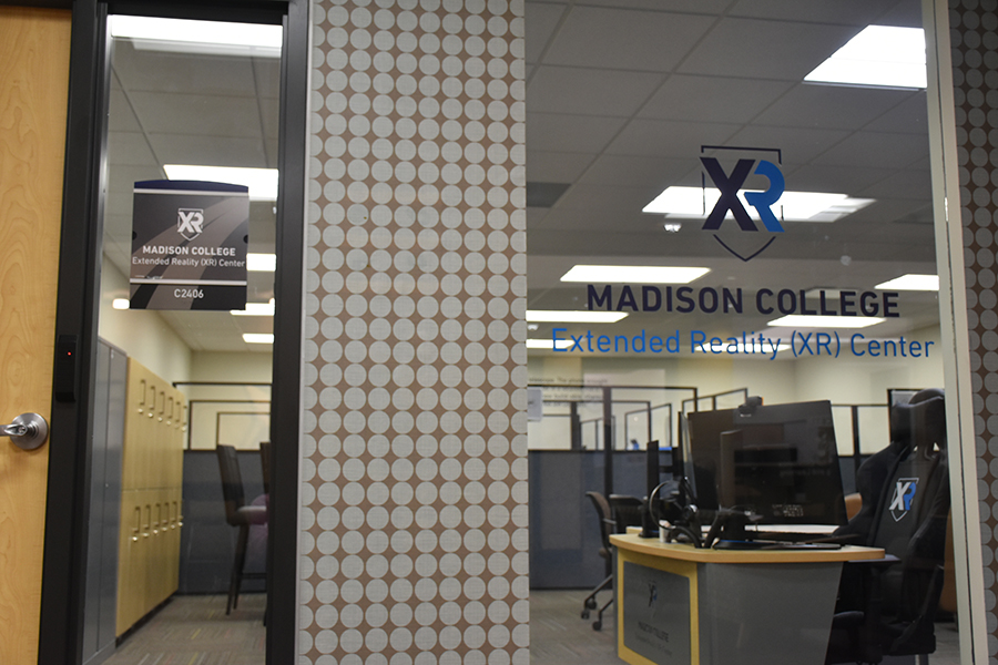 Madison Colleges new XR Center is located on the second floor of the main Truax Campus building.