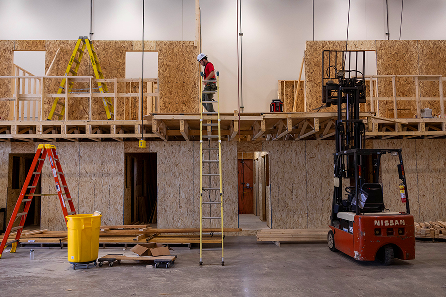 The Construction and Remodeling Program has moved into the newly renovated North Building, next to the employee parking lot at the Truax Campus. The space includes labs, classrooms and other areas designed for their work. 