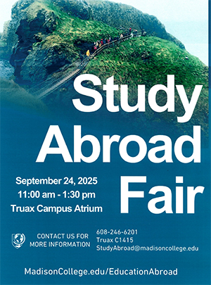 Study Abroad Fair at Madison College
