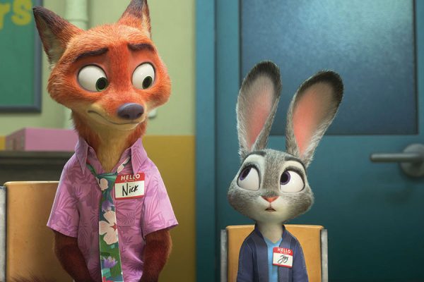 From left to right: Nick Wilde (voiced by Jason Bateman) and Judy Hopps (voiced by Ginnifer Goodwin) in Walt Disney Animation Studios' "Zootopia 2." (Disney/TNS)