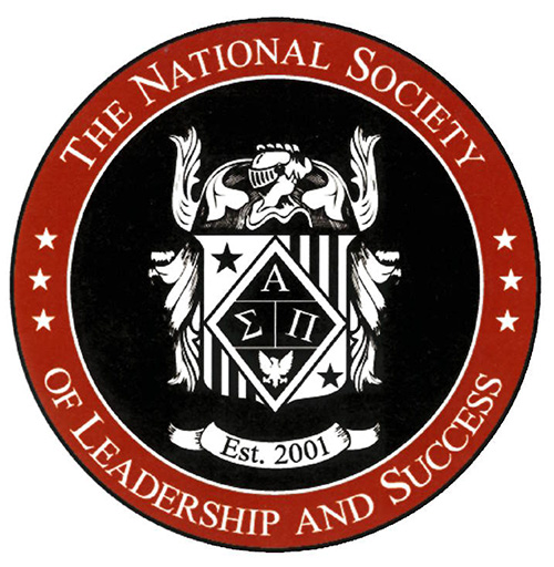 National Honors Society of Leadership and Success logo. Established in 2001.